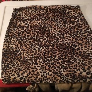 Cheetah pencil skirt